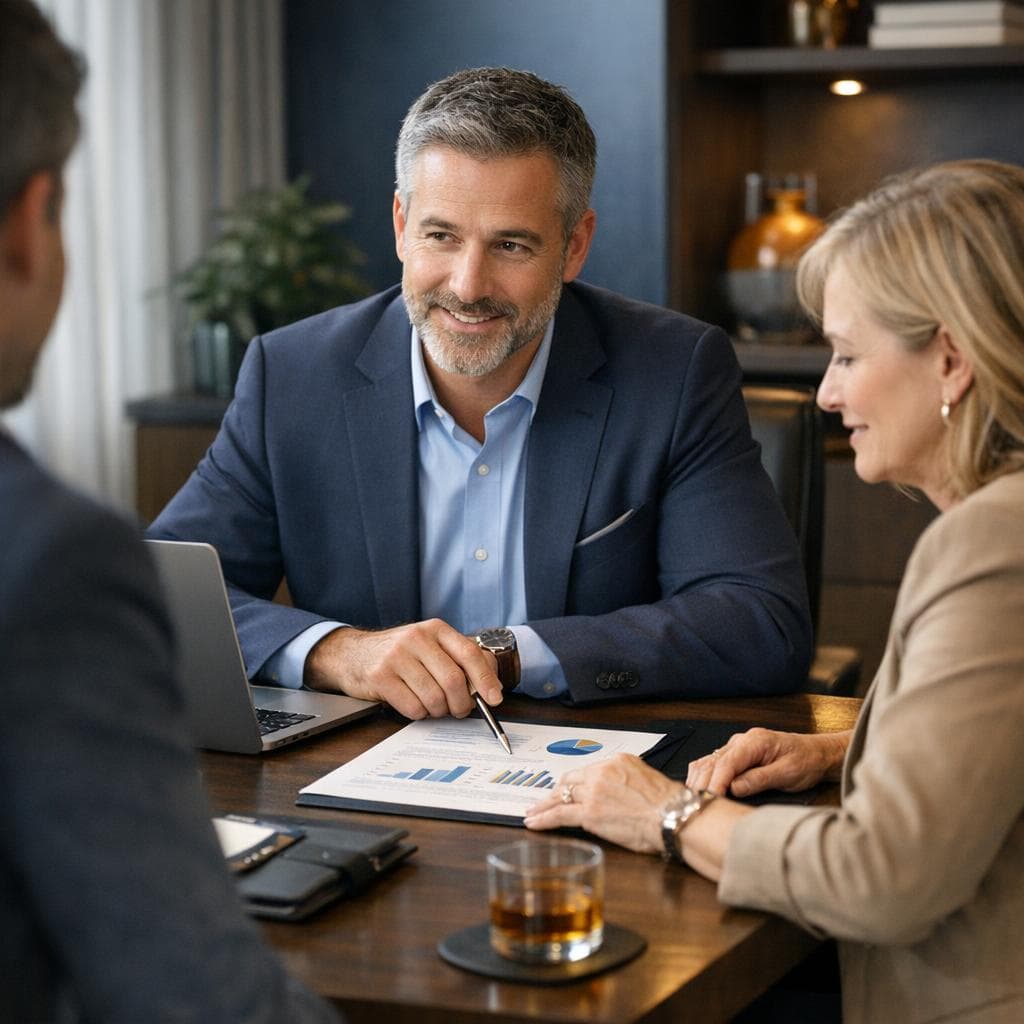 Scena przebiegu pracy biura rachunkowego: raportowanie, plan podatkowy i roadmapa doradcza