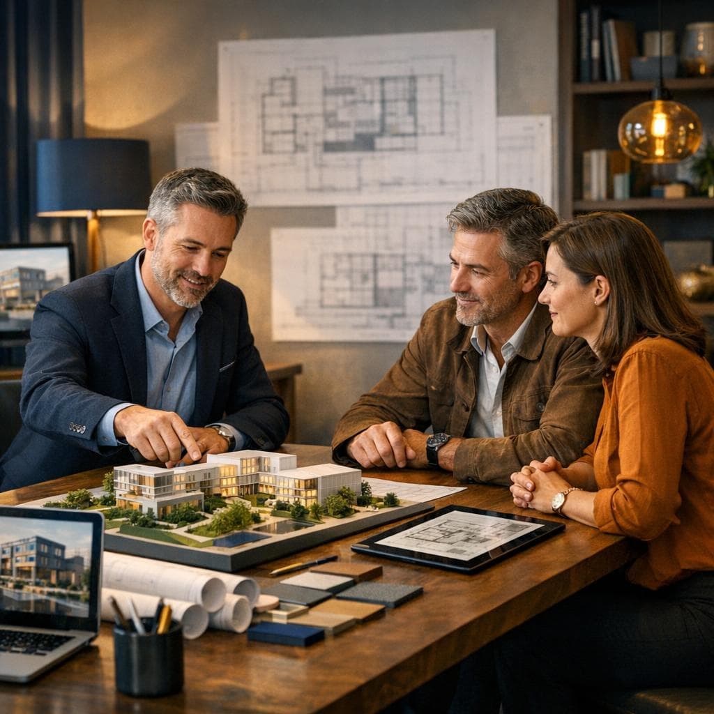 Kontekst usługowy Pracownie architektoniczne: zespół lub realizacja pod lokalny popyt i zaufanie