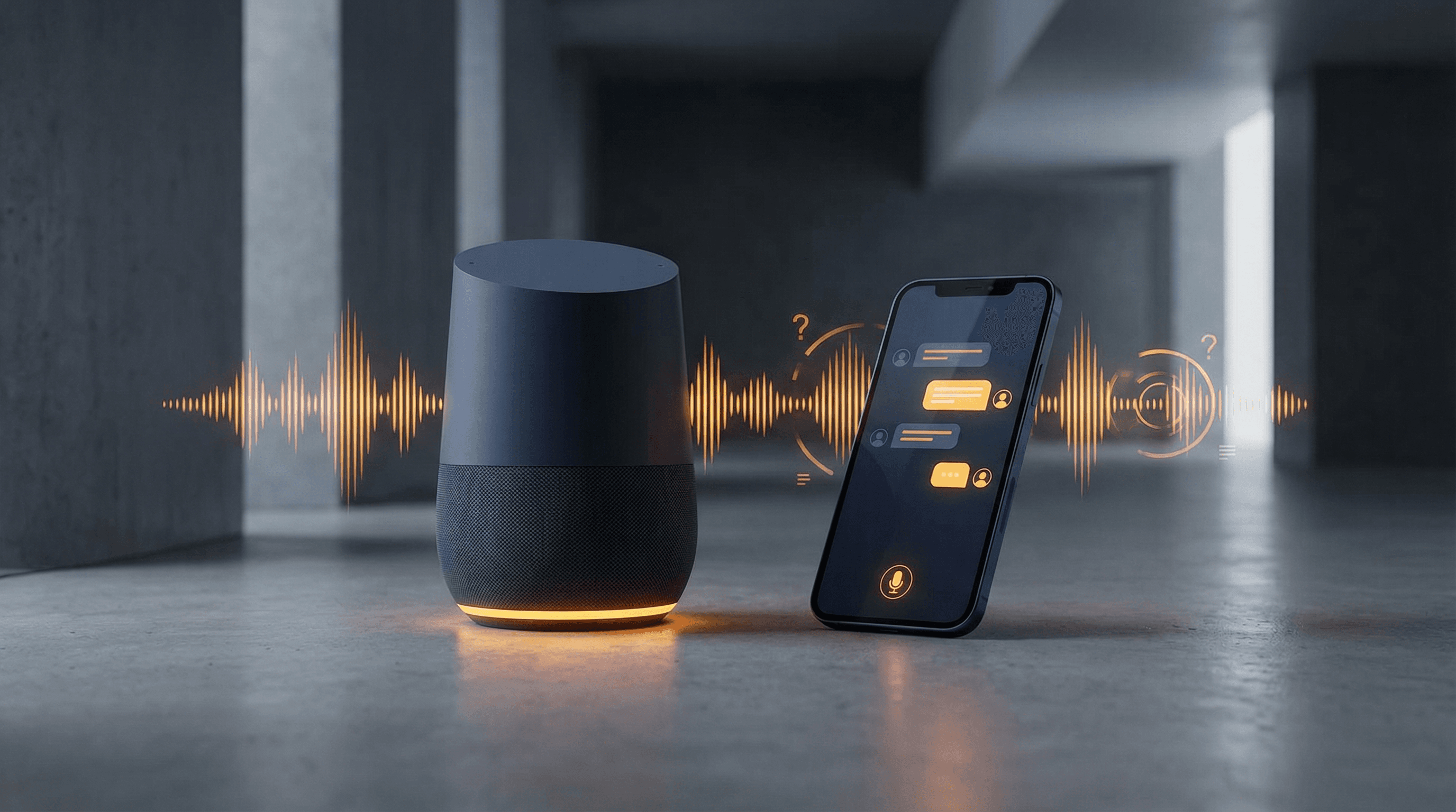 Smart speaker and mobile query interface with conversational results