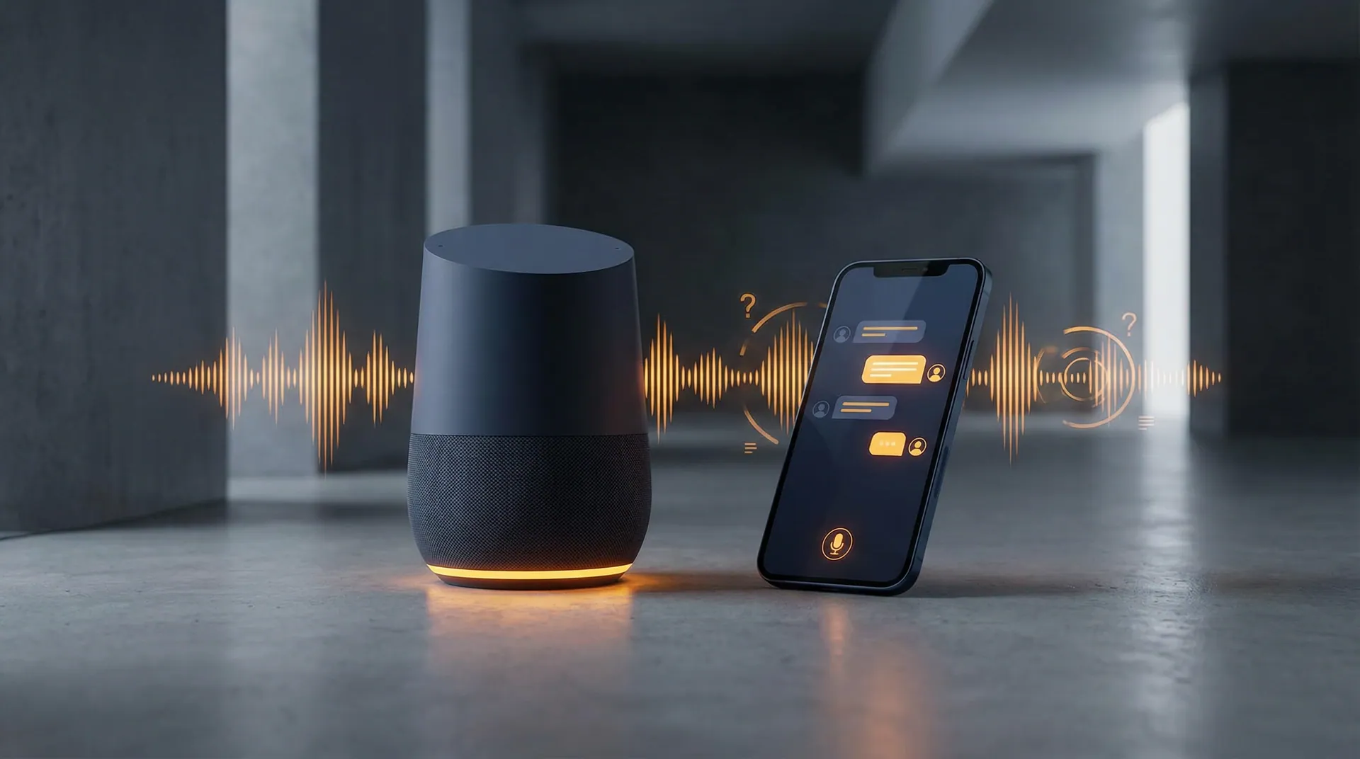 Smart speaker and mobile query interface with conversational results