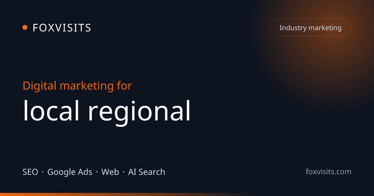 Local & Regional Marketing | FOXVISITS